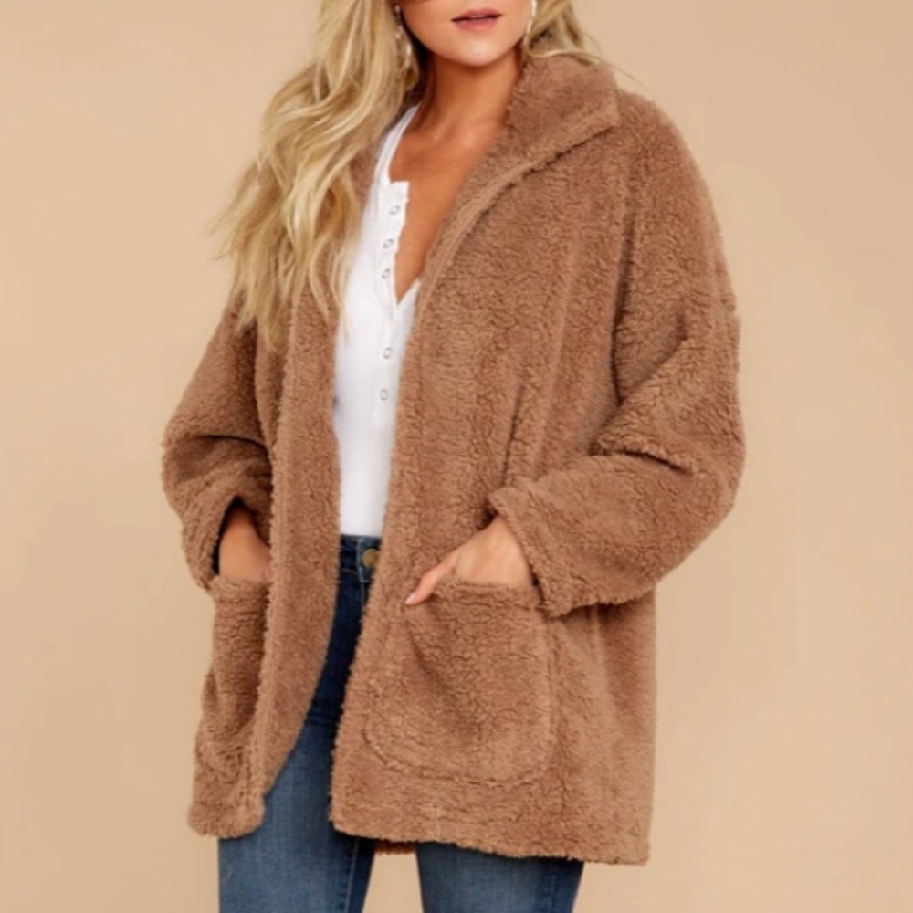 Z Supply Sherpa Teddy Bear Coat